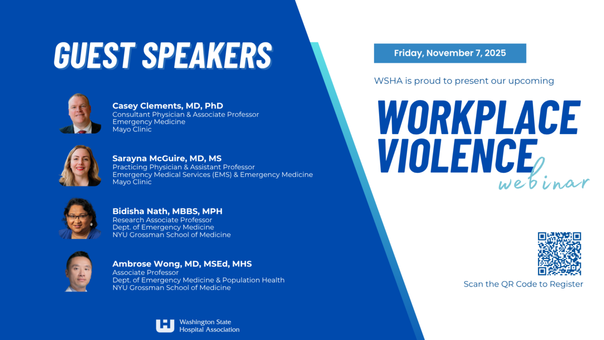 Workplace Violence Webinar | Washington State Hospital Association